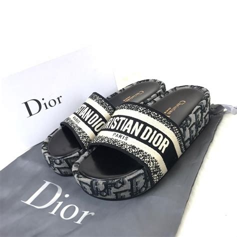 dior slippers green|christian dior sliders women.